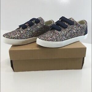Crewcuts glitter sneakers size 6 girls